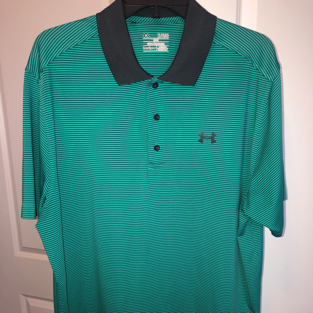 Under Armour Heat Gear Loose polo XL Green
